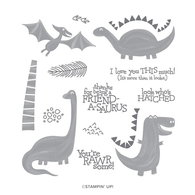DinoRoar stamp set